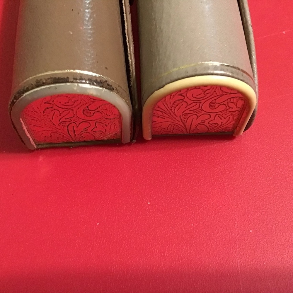 2 Elegant Vintage Brevettato Leather Lipstick Case Holders - Picture 6 of 8